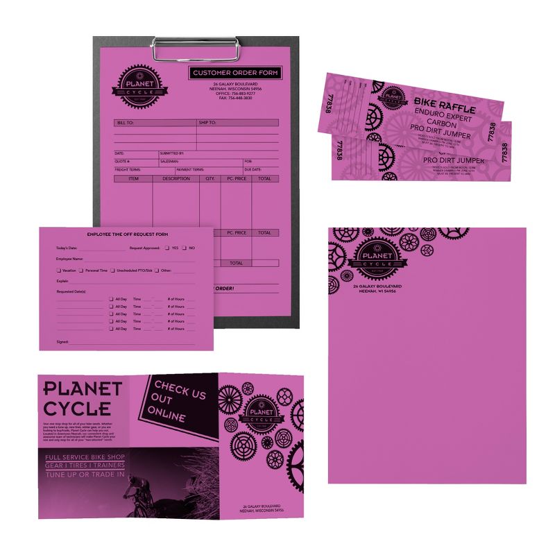 Astrobrights Card Stock, 8-1/2 x 11 Inches, Planetary Purple, pk of 250