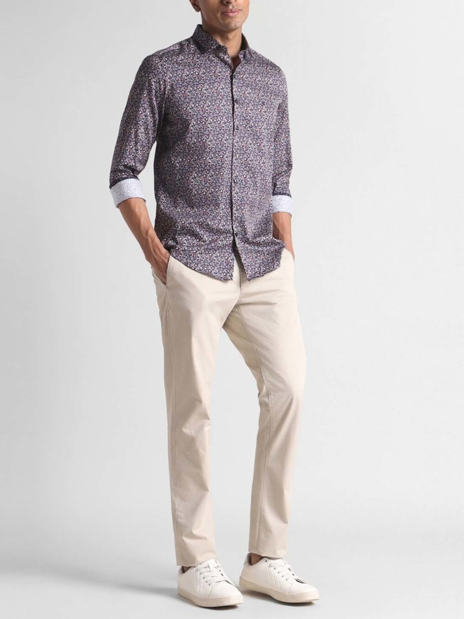 Simon Carter London Multicolor Printed Slim Fit Shirt