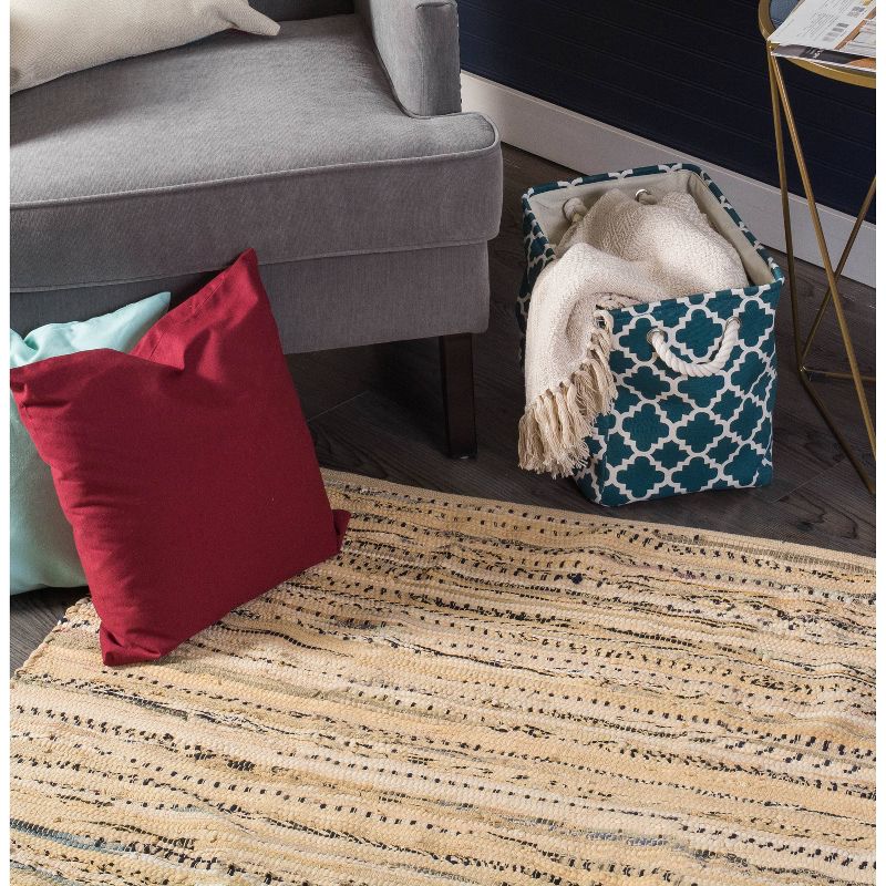 20"x34" Medallion Accent Kitchen Rug Blue - Threshold™