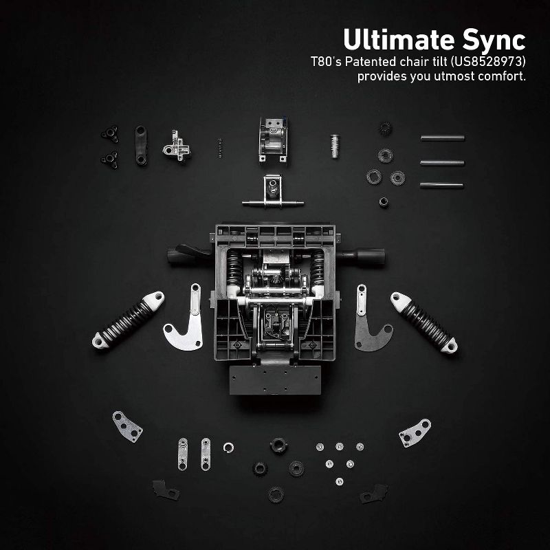 SIDIZ T80 Customizable Comfort Ergonomic Office Computer Gaming Desk Chair, Dark Grey, w/ Lumbar Support, Memory Foam Seat, & 3D Adjustable Armrests