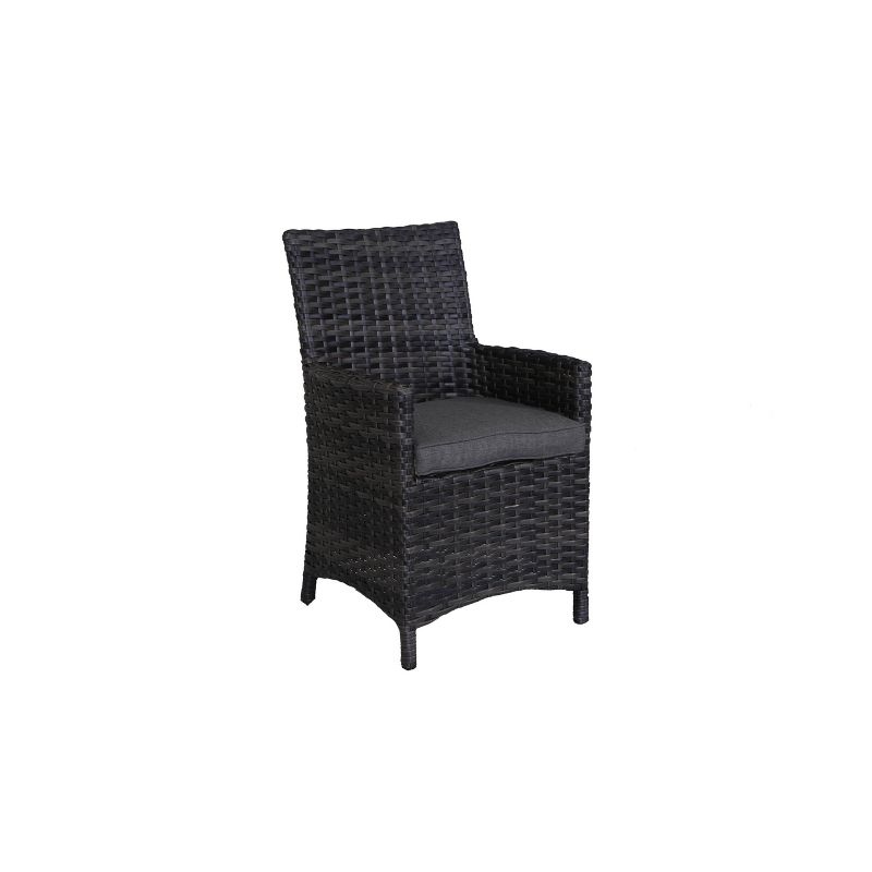 Bora Bora 2pk Patio Wicker Dining Chair Set - Gray - Teva Patio Furniture