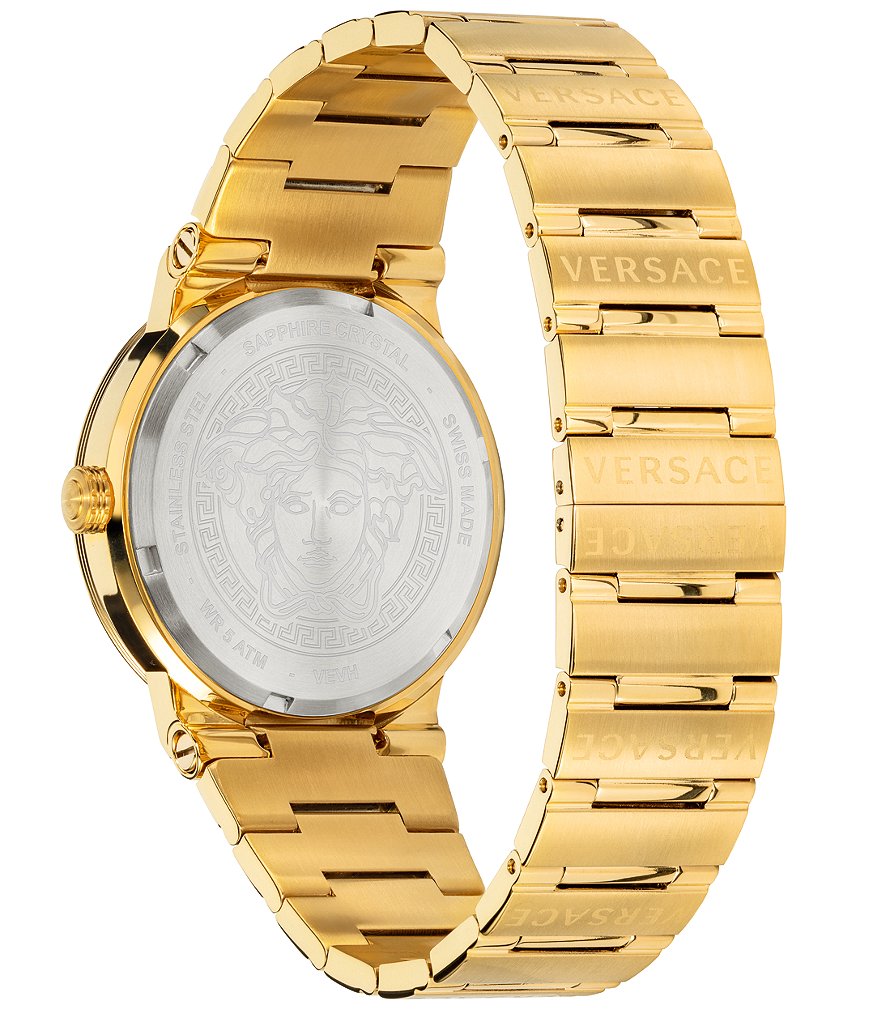 Versace Women's Greca Gold Link Watch