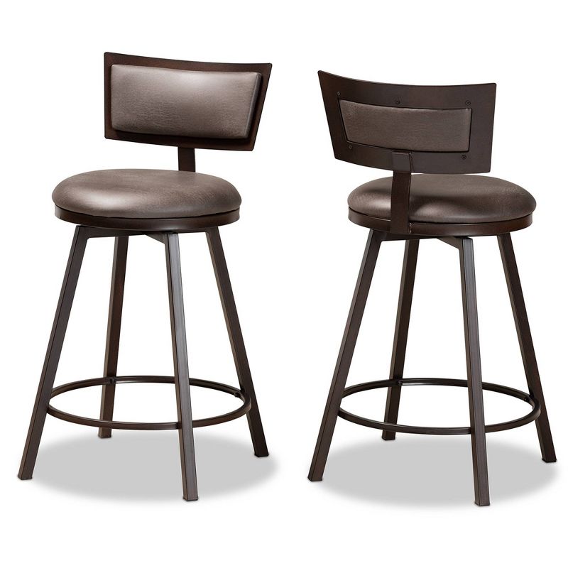 Ladder Barstool Seat Black - Riverstone Furniture Collection