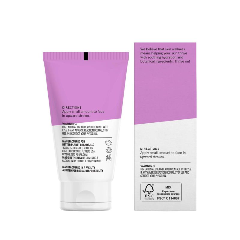 Acure Radically Rejuvenating Whipped Night Cream Facial Moisturizers - 1.7 fl oz