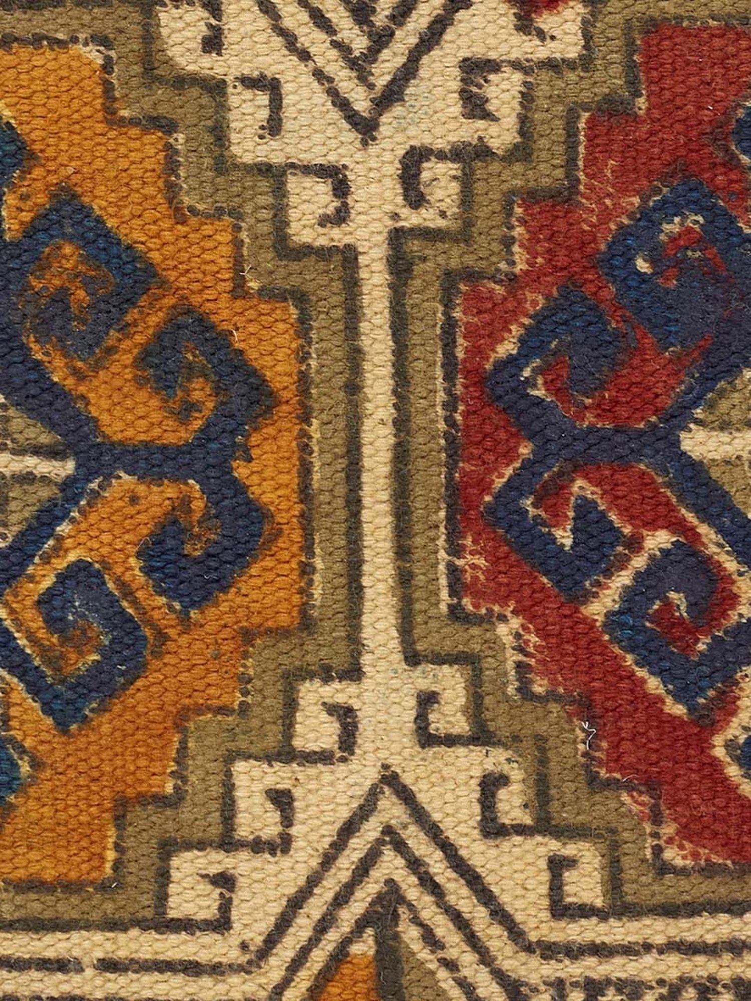 Fabindia Phool Multicolor Cotton Medium Trisha Dhurrie