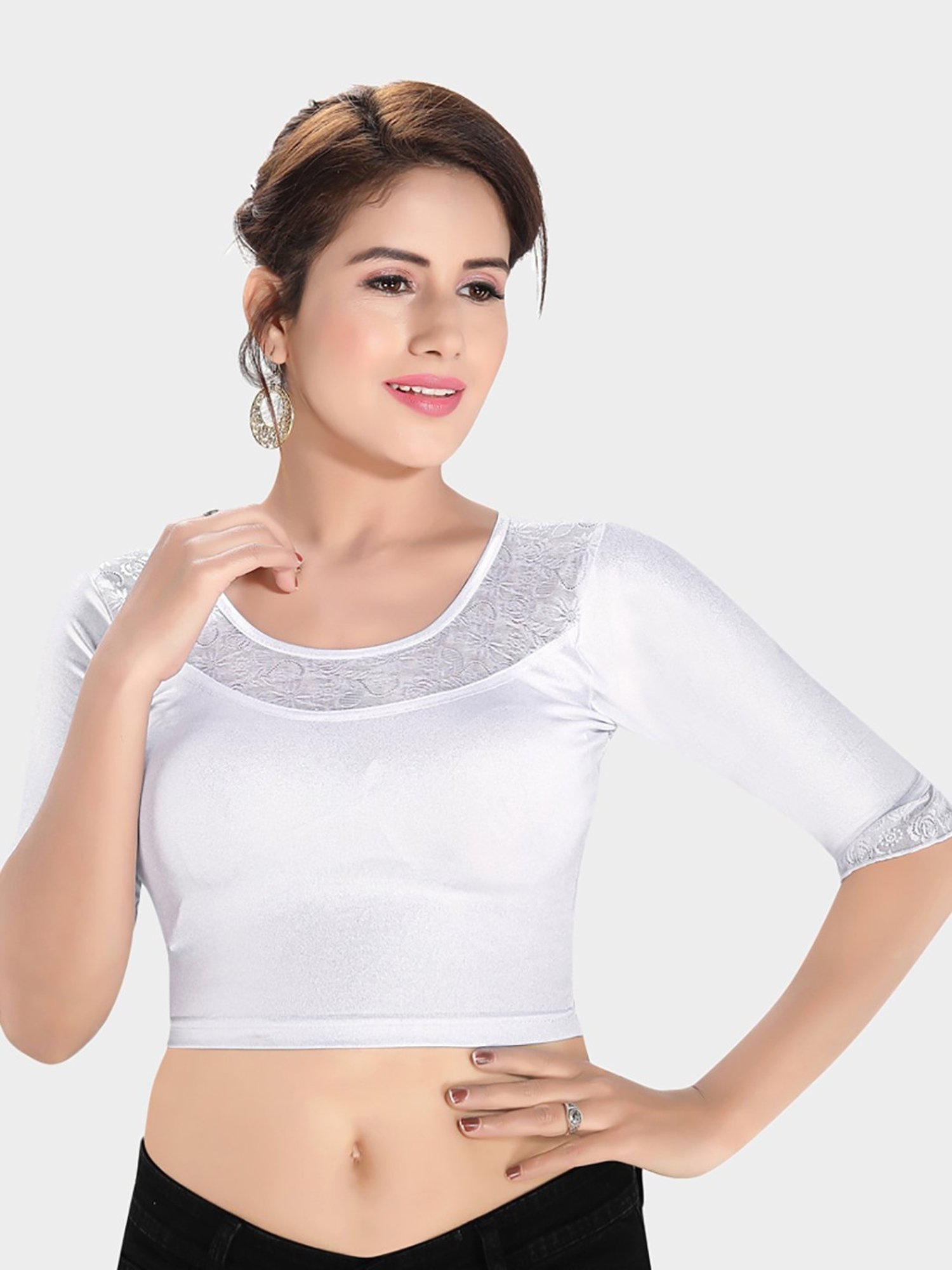 Salwar Studio Silver Blouse