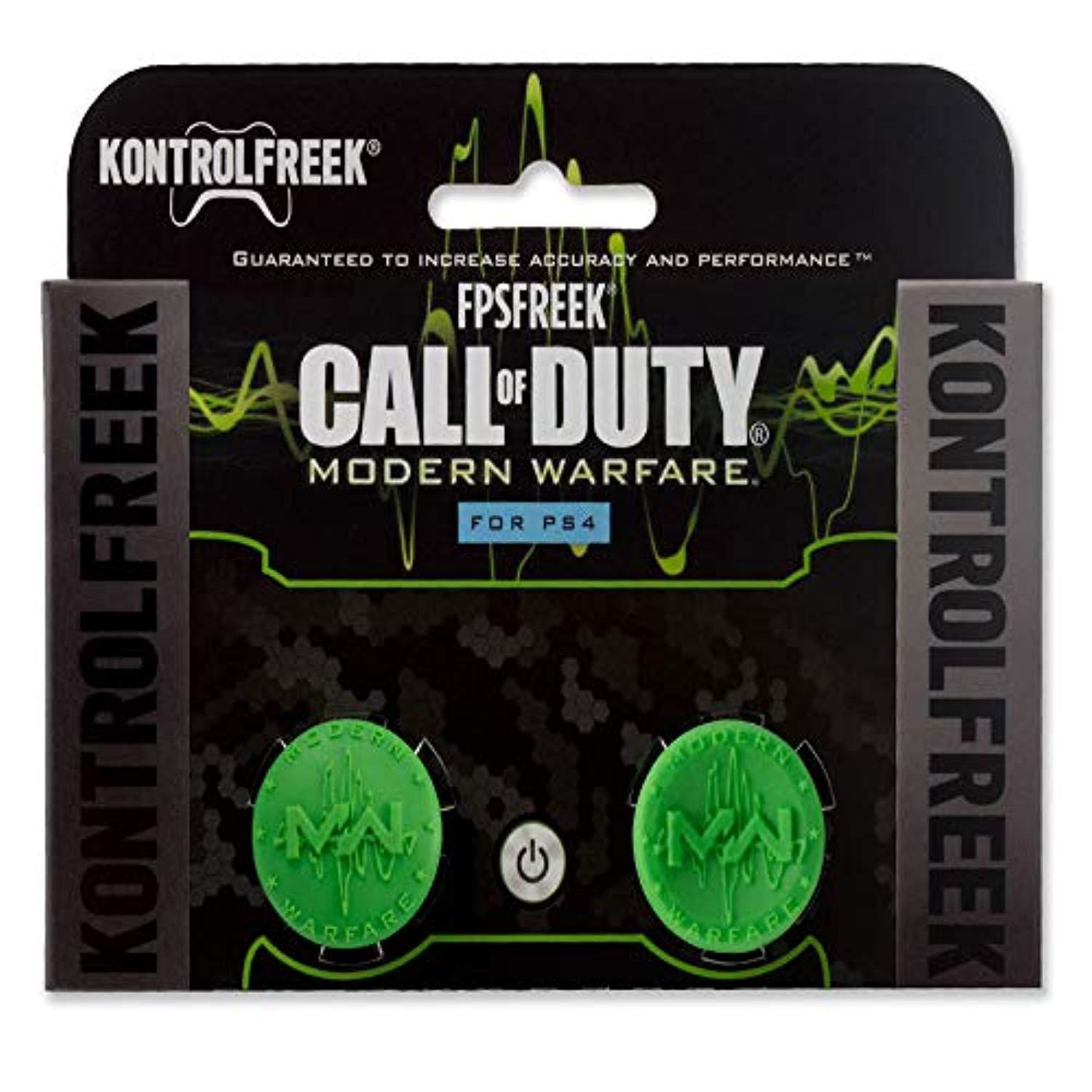kontrolfreek fps freek call of duty modern warfare for playstation 4 (ps4) controller | performance thumbsticks | 1 low-rise co