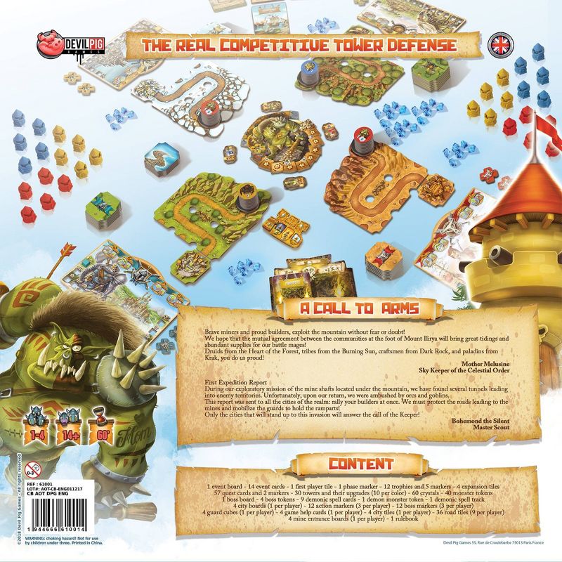 Asmodee Age of Towers Board Game