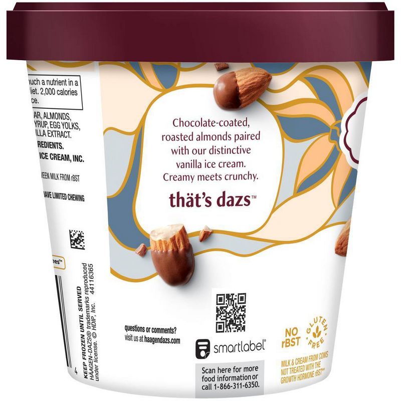 Haagen-Dazs Vanilla Swiss Almond Ice Cream - 14oz