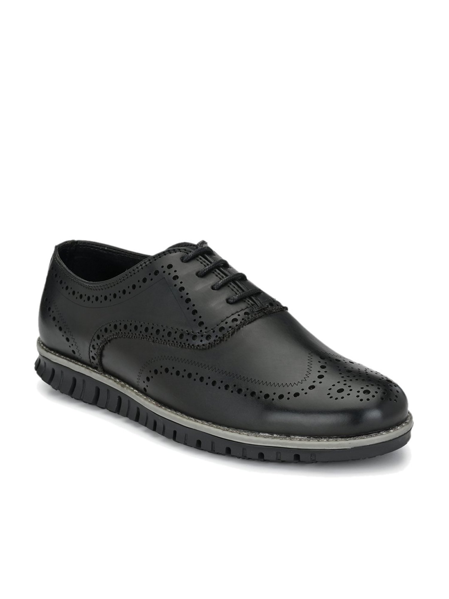 El Paso Black Casual Shoes