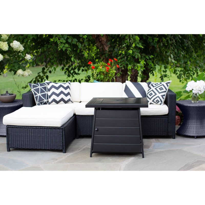 Anderson 28" Gas Fire Pit with Steel Mantel - Endless Summer