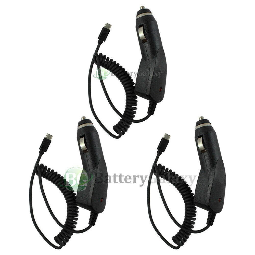 3X USB Type-C Travel Car Charger for Phone  Galaxy A51/S11/S11+/Plus/11e