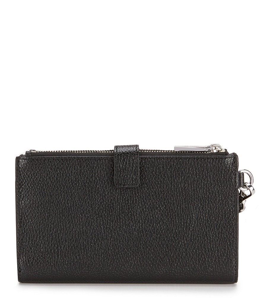 HOBO Link Leather Zip Wristlet