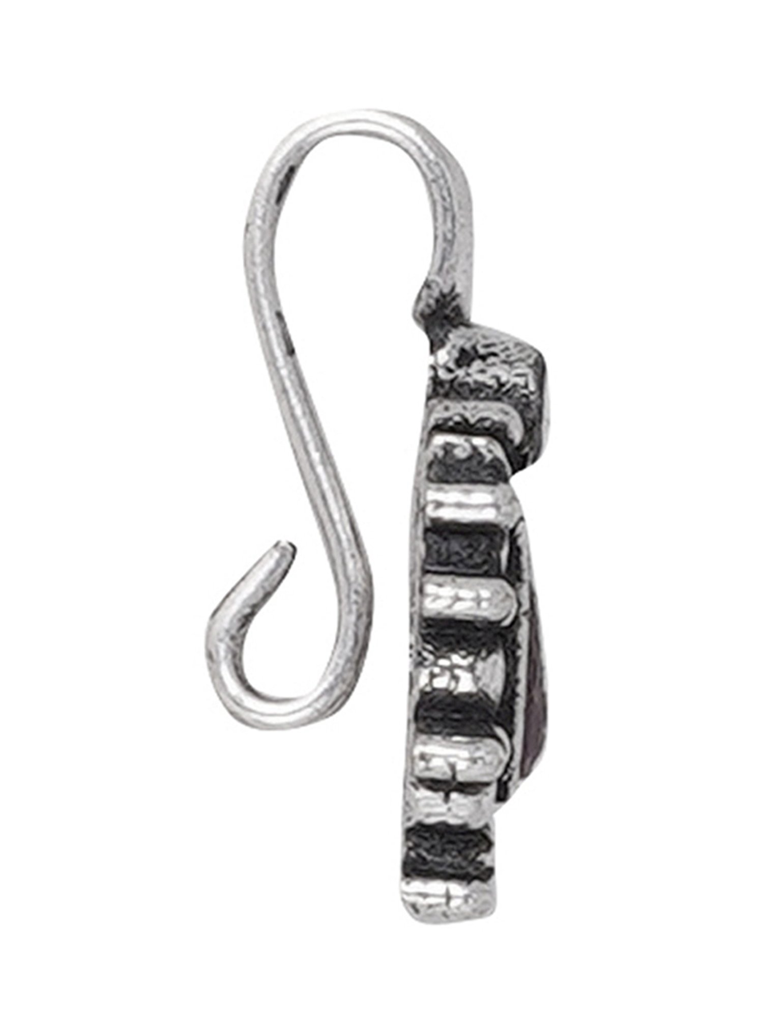 Teejh Ethnic Parthavi Multicolored Stone Nose Pin for Women