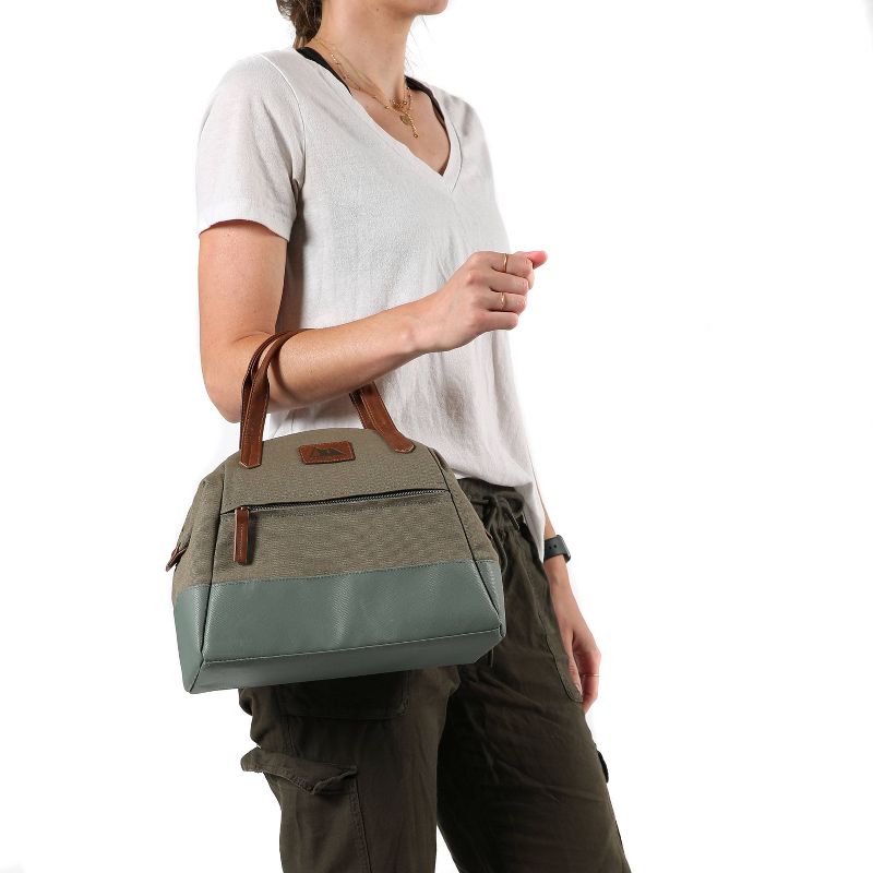 Arctic Zone Canvas Lunch Tote - Moss
