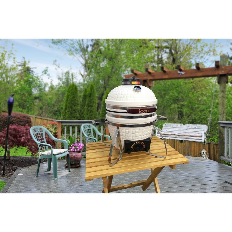 Char-Broil TRU-Infrared Kettleman Charcoal Grill 17302067 - Red