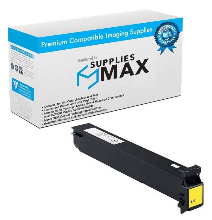 SuppliesMAX Compatible Replacement for Pitney Bowes CM-3521 Yellow Toner Cartridge (12000 Page Yield) (498-2)
