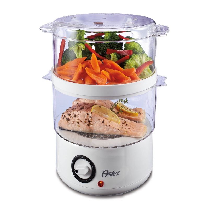 Oster Double Food Steamer - White