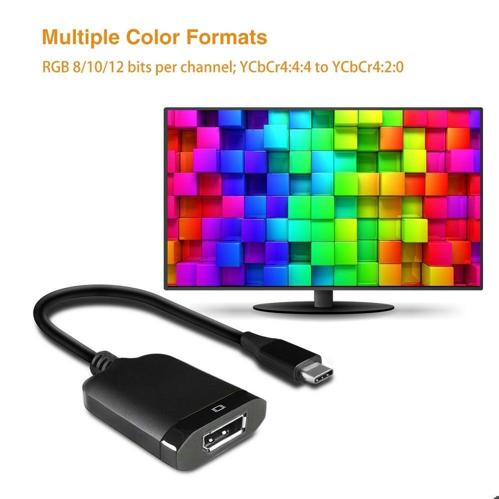 Vantec VLink USB-C to DisplayPort 1.2 4K/60Hz Active Adapter