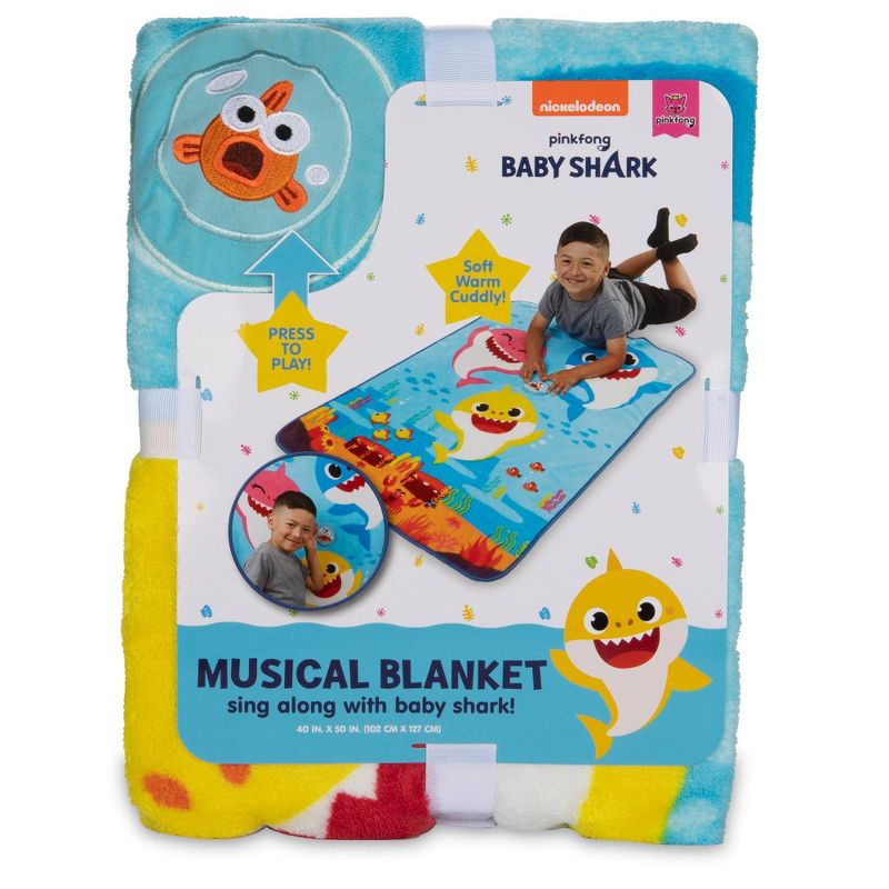 Baby Shark Musical Blanket