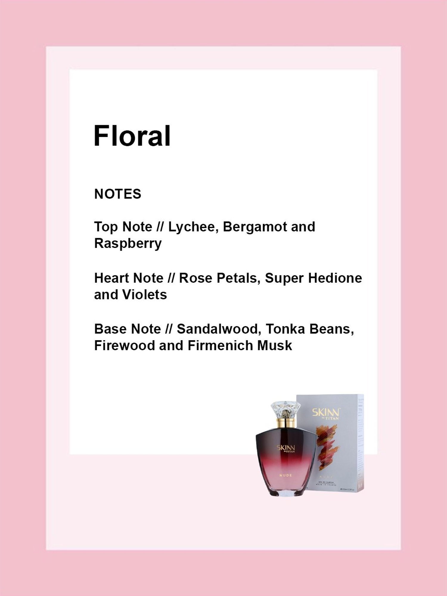 Skinn by Titan Nude Eau de Parfum - 100 ml