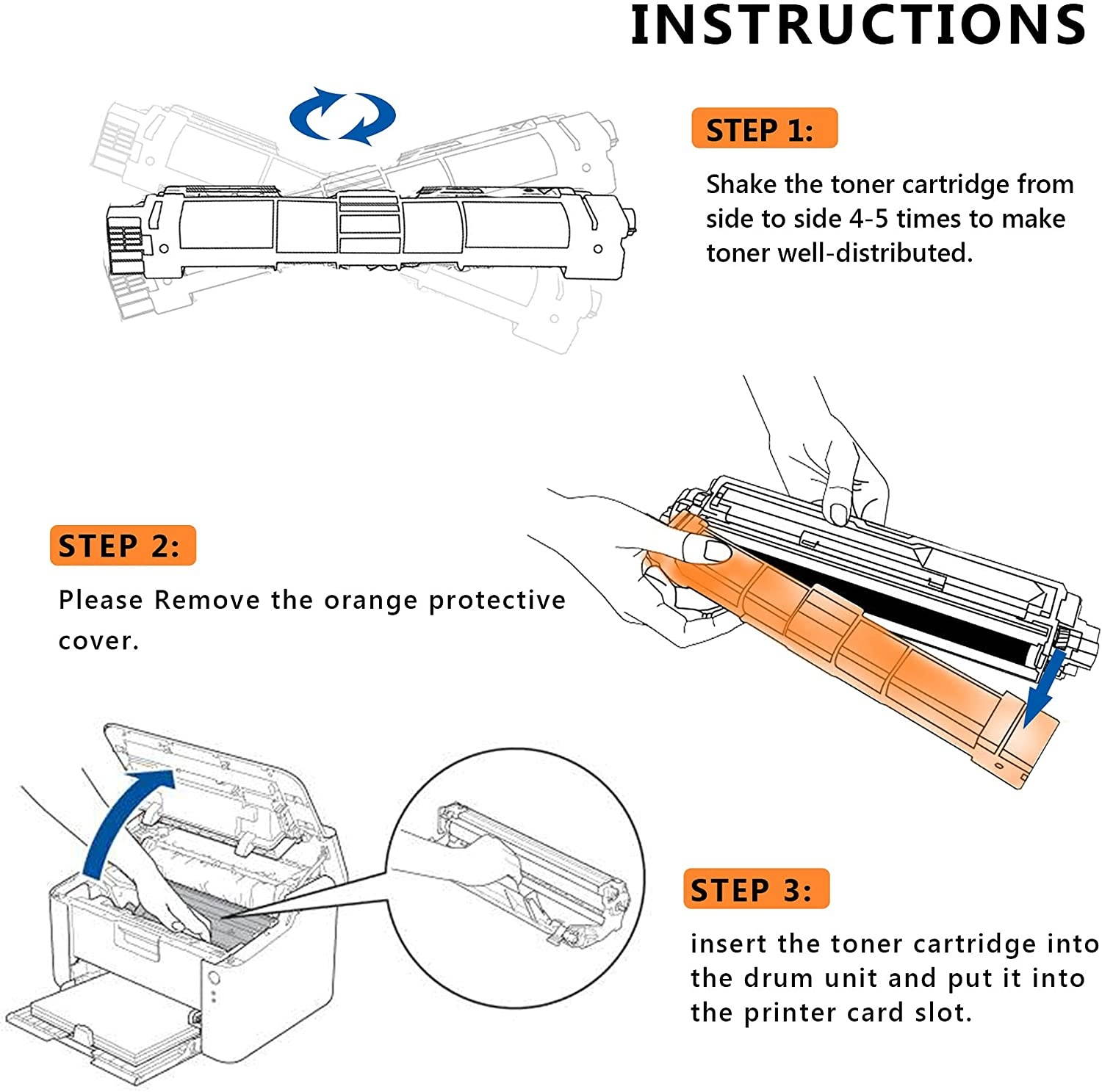 Mount-It! Printer Stand Monitor Riser with Drawer, 19 x 13 Inches