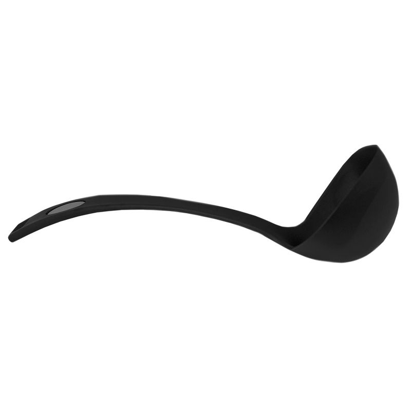 Home Basics Nylon Non-Stick Ladle, Black