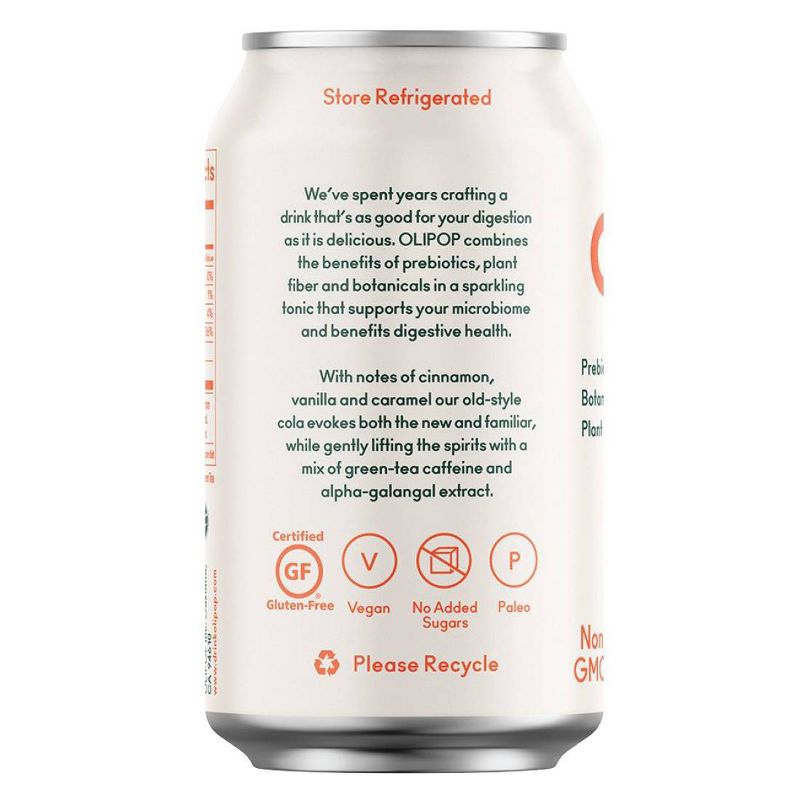 OLIPOP Vintage Cola Sparkling Tonic - 12 fl oz