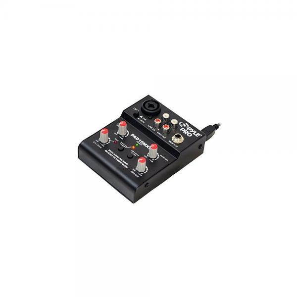 Pyle-Pro PAD10MXU 2 Channel Mini Mixer With USB Audio Interface