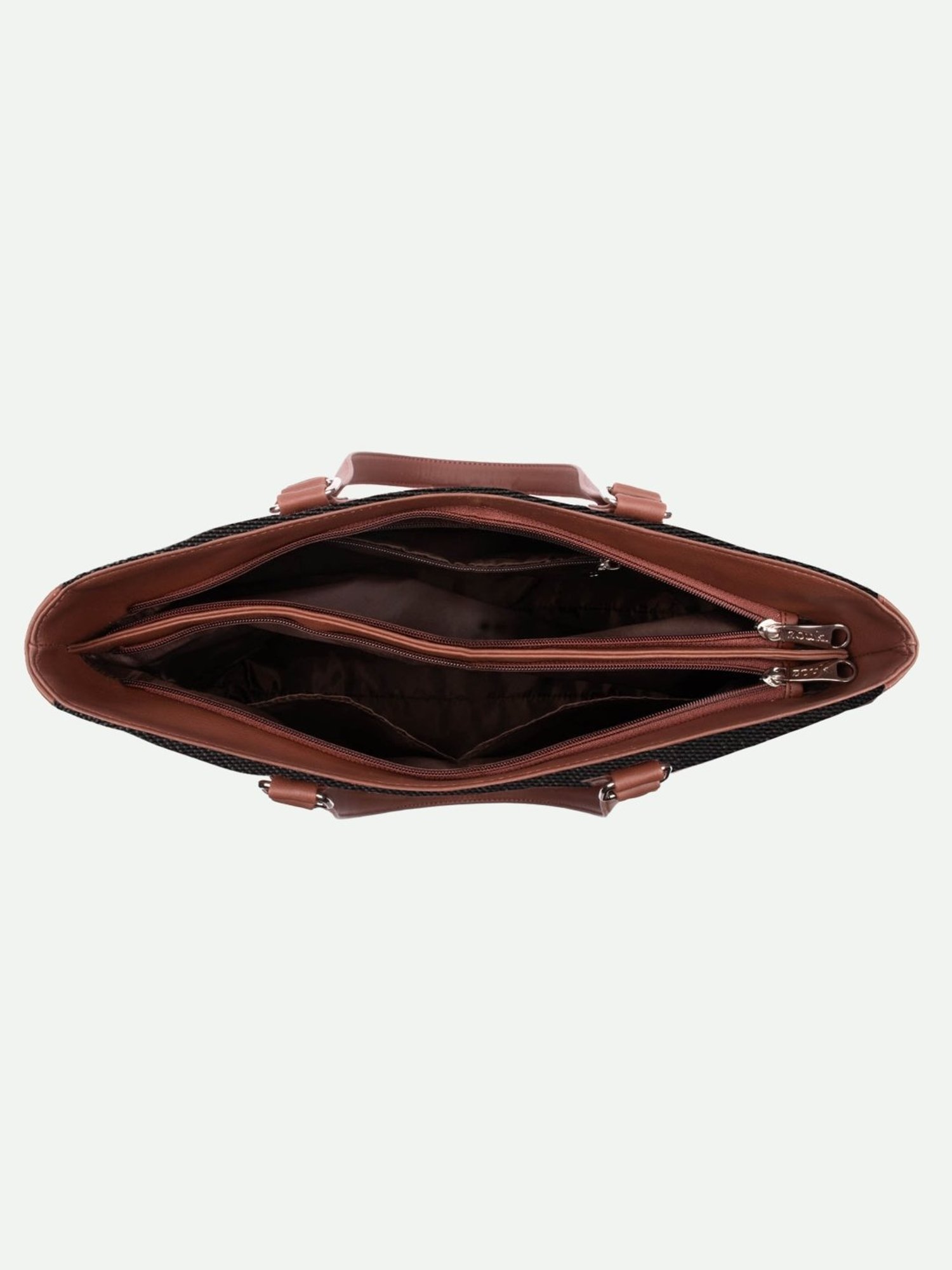 ZOUK Bidri Kaiser Printed Tote Handbag