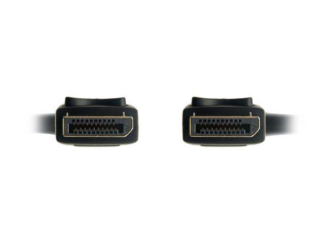 Omni Gear DIS-6 6 ft. DisplayPort 1.2 [4K@60Hz] to DisplayPort Cable, Black, Gold Plated