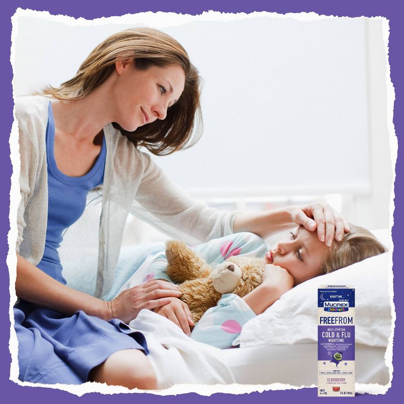 Mucinex Children's Free From Multi-Symptom Cold & Flu Nighttime Suppressant - 4 fl oz