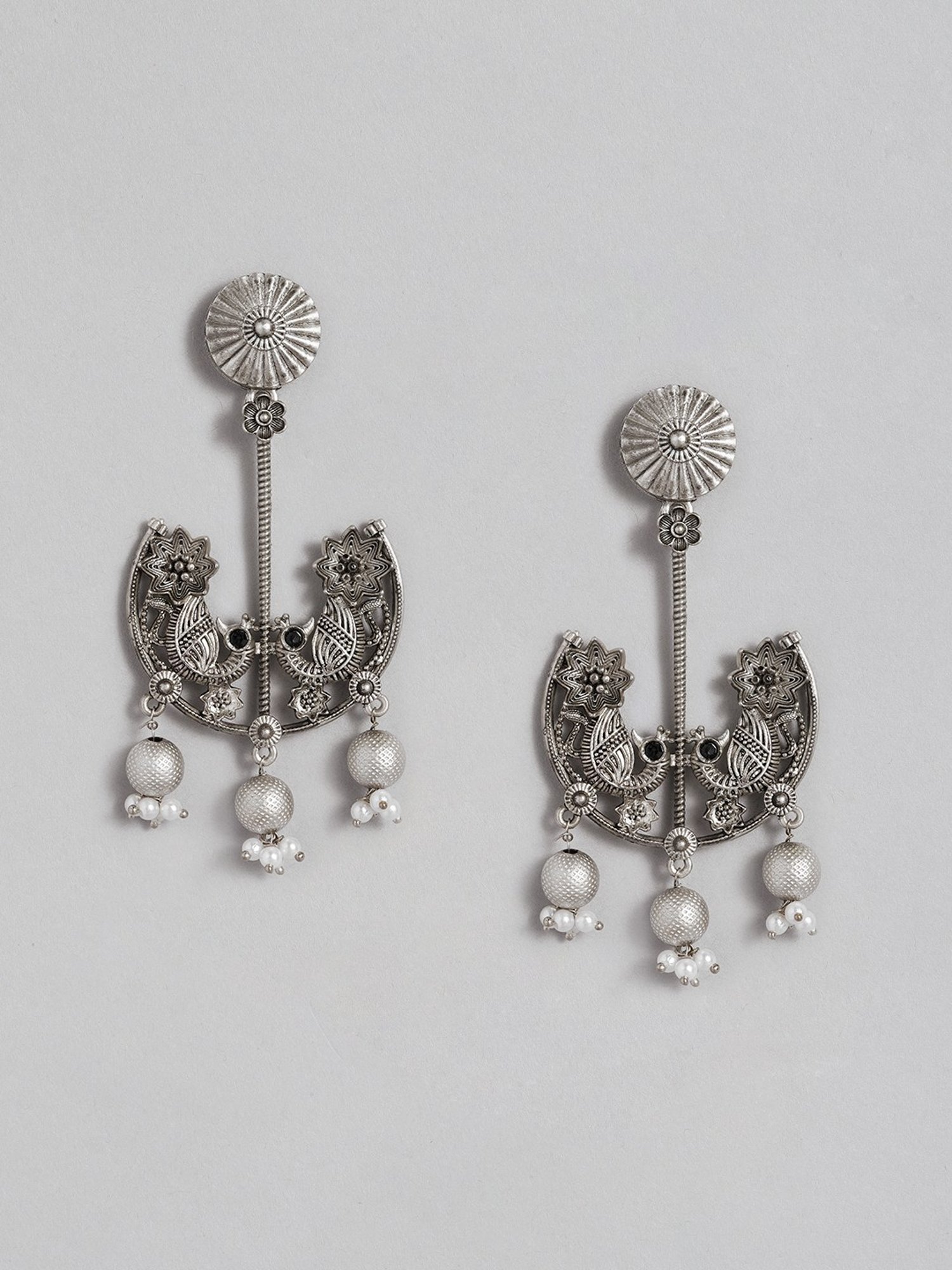 Abdesigns High Quality German Silver Earrings