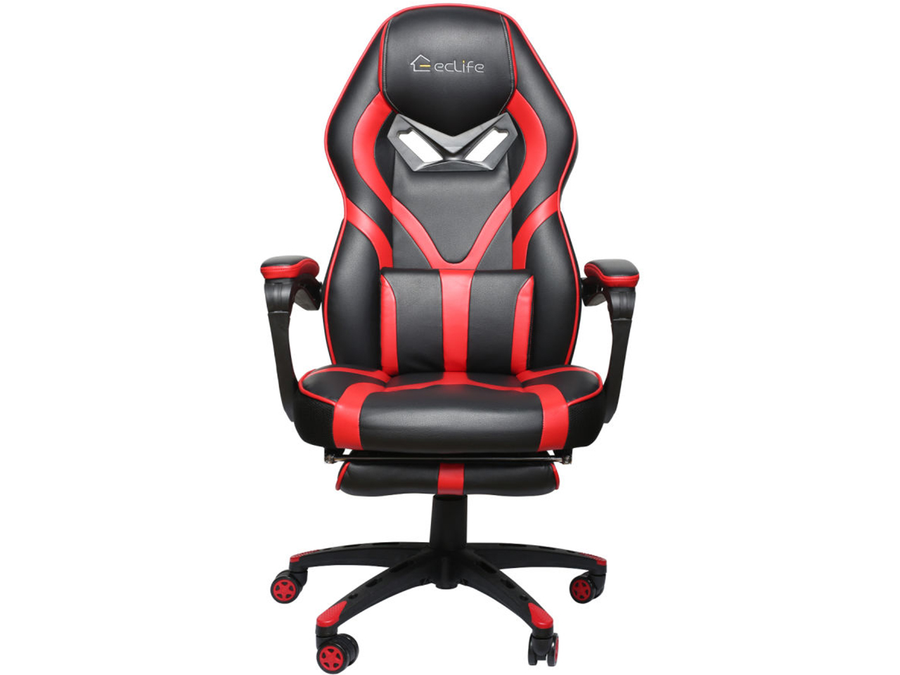 Massage Gaming Chair Office Chair High Back Computer Chair PU Leather Desk Chair PC Racing Executive Ergonomic Adjustable Swivel Task Chair with Headrest and Lumbar Support
