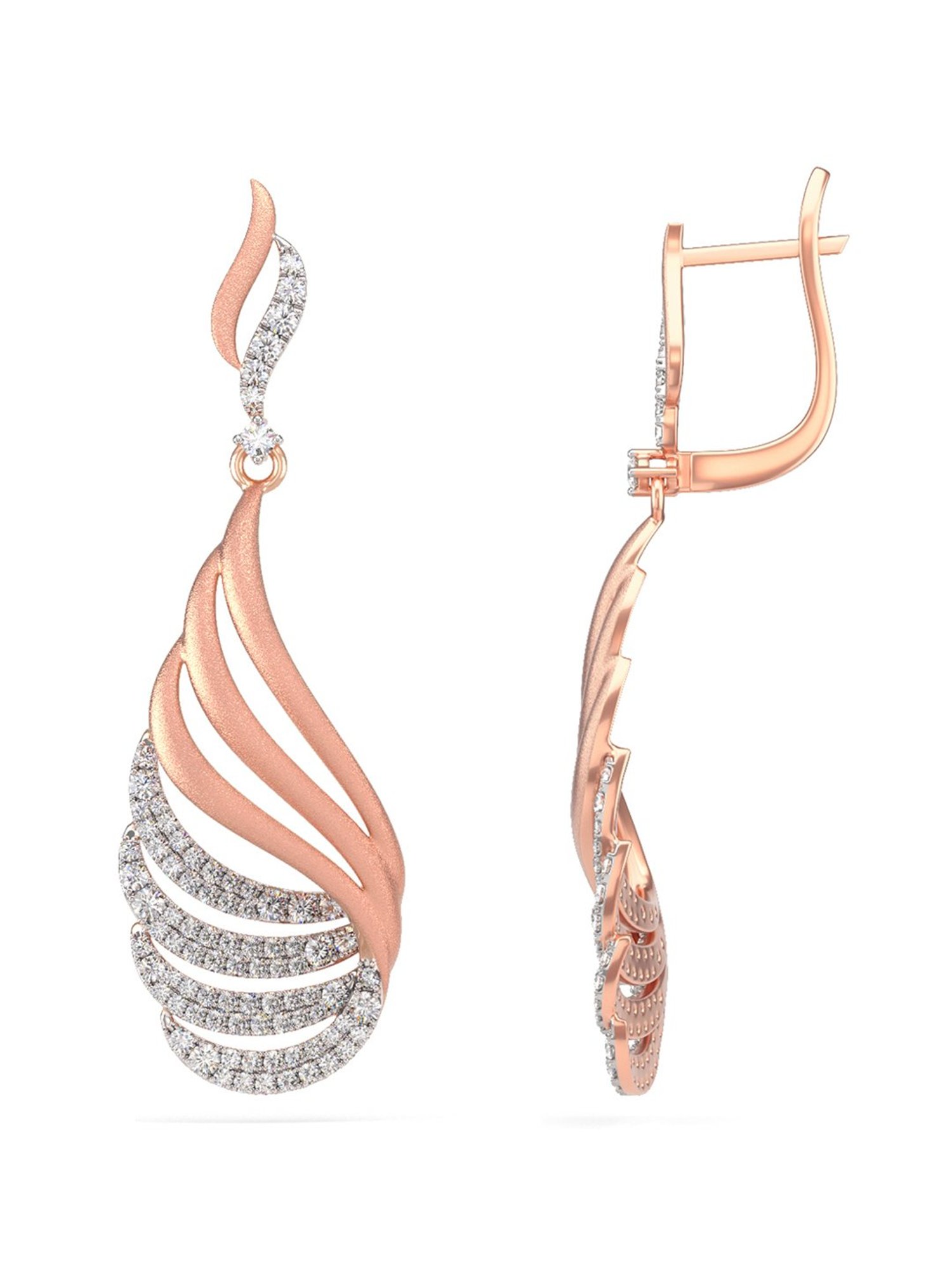 Joyalukkas 18 kt Gold & Diamond Earrings
