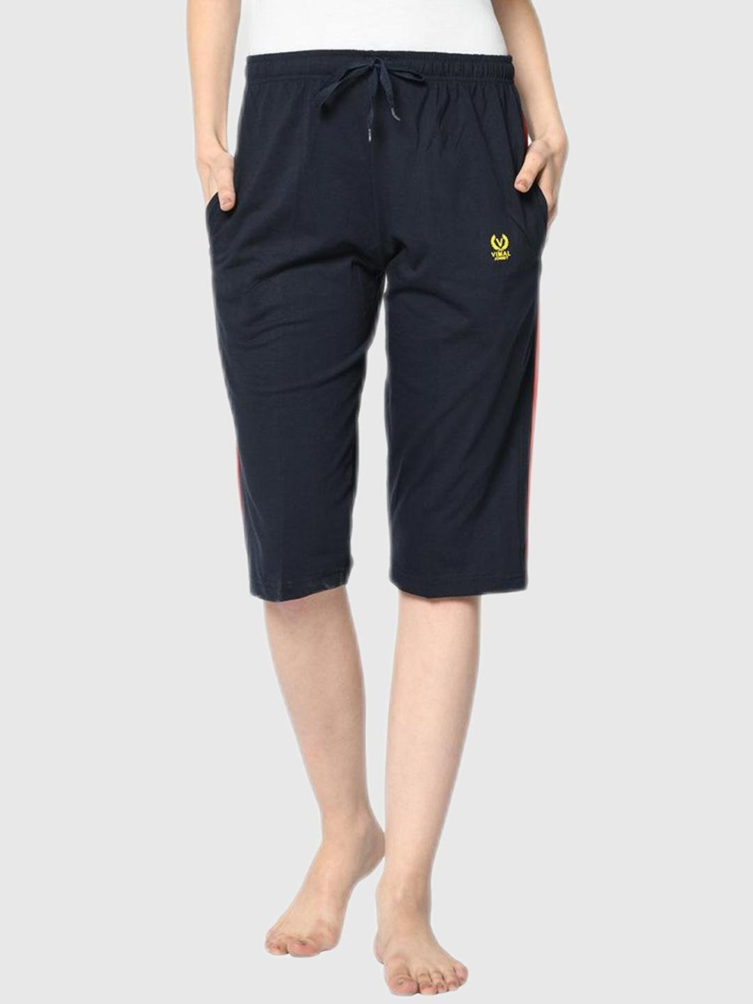 KENDALL + KYLIE Black High Rise Capris