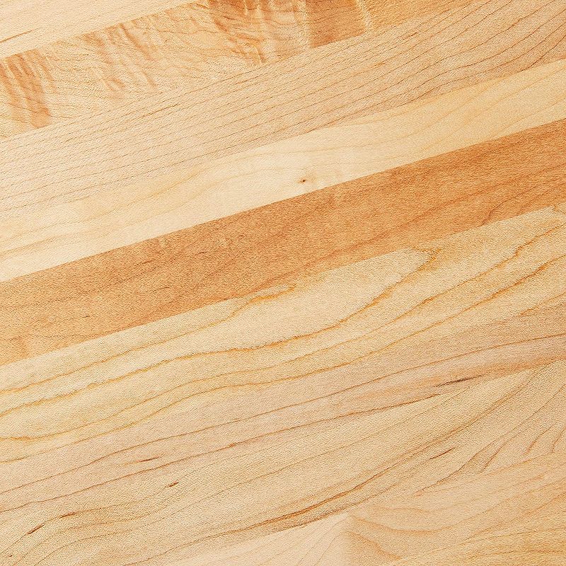 John Boos B12R Board Wooden 12 Inch Diameter 1.5 Inch Thick Round Circular Carving Cutting Board, Maple Wood