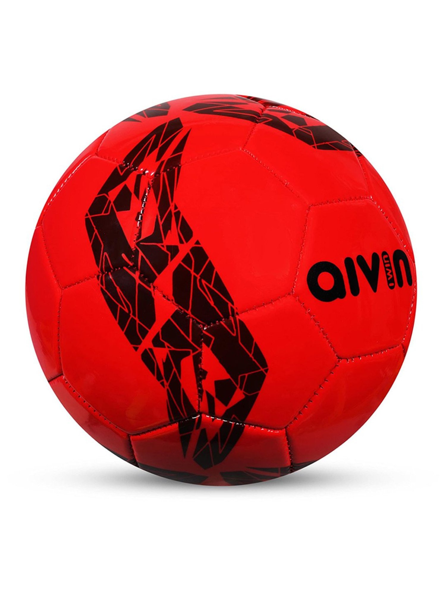 AIVIN England Machine Stitched Football (Red) Size - 5