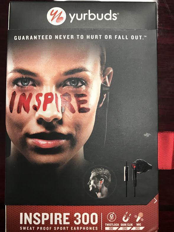Yurbuds Inspire 300 Noise Isolating In-Ear Headphones (Black)
