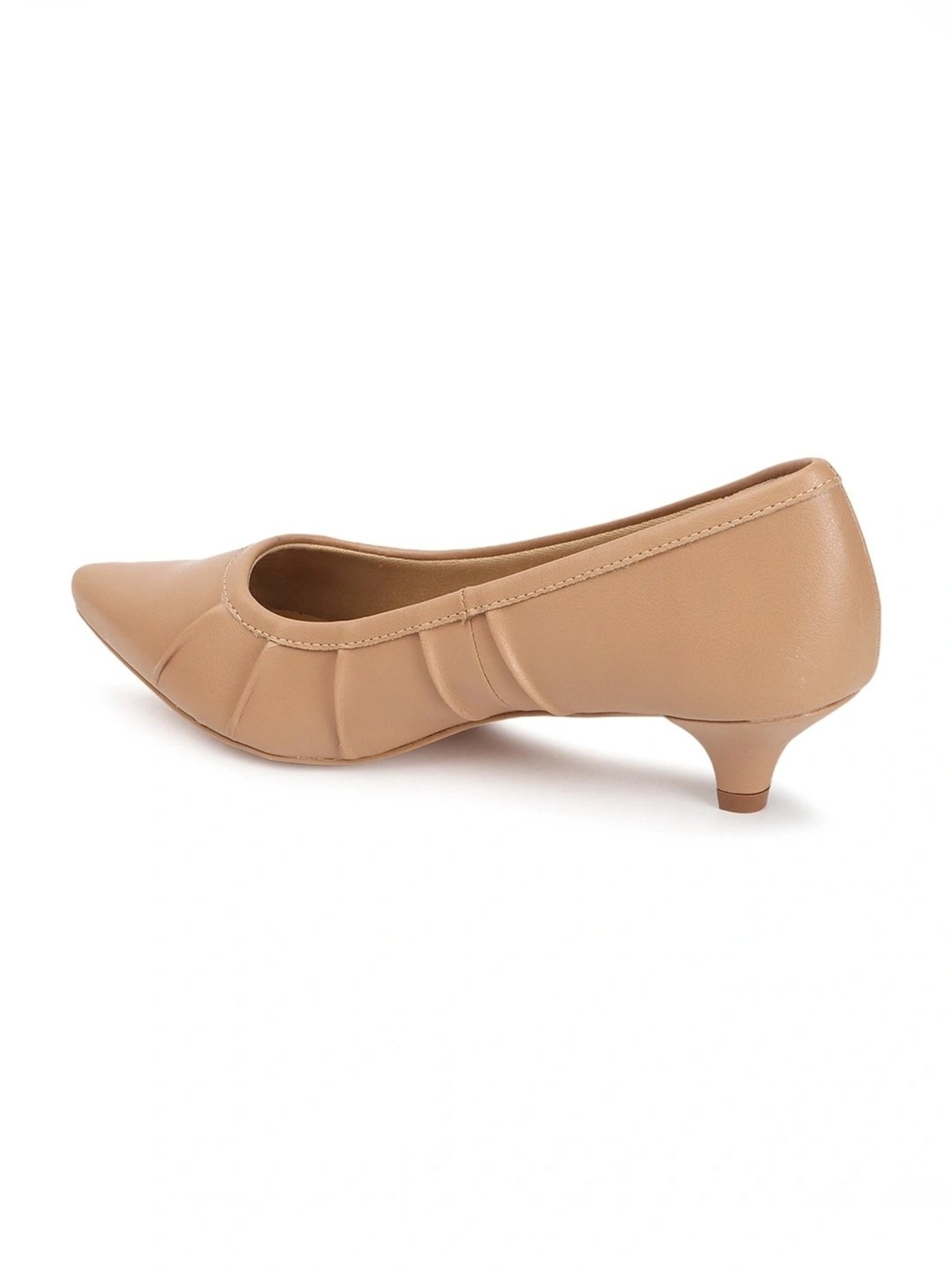 Carlton London Women's Tan Casual Pumps