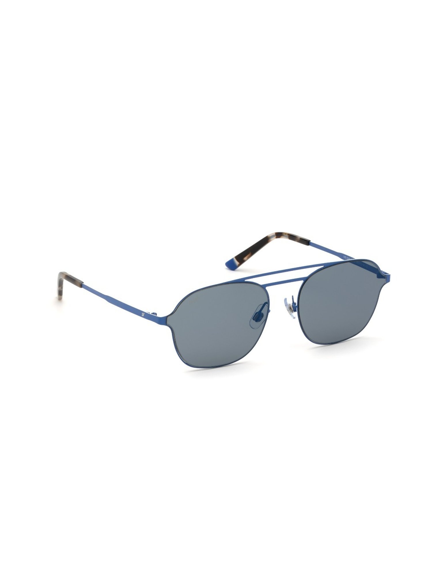 Web Eyewear Blue Pilot Unisex Sunglasses Designed in Italy