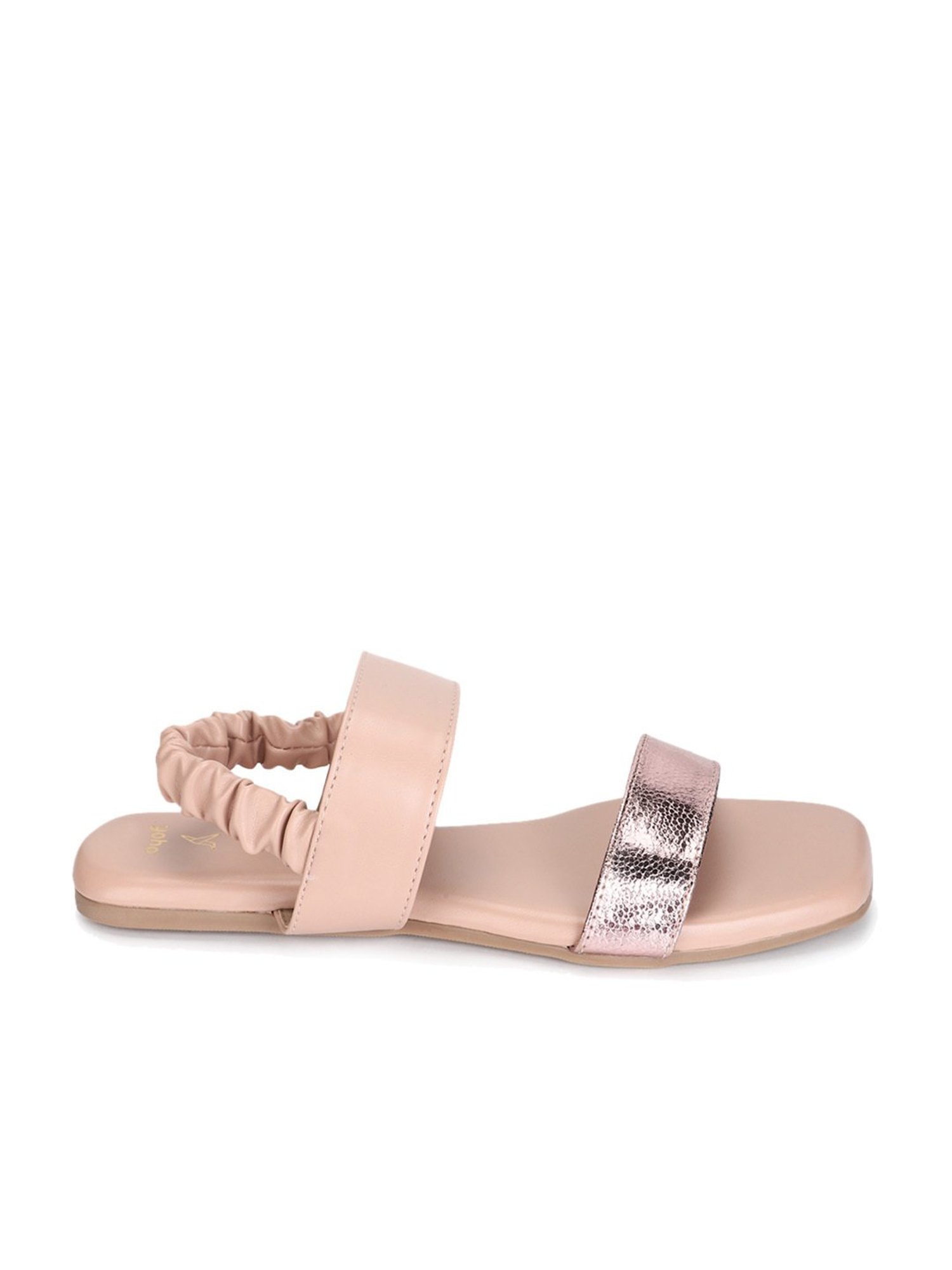 Yoho Women's Rosy Brown Sling Back Sandals