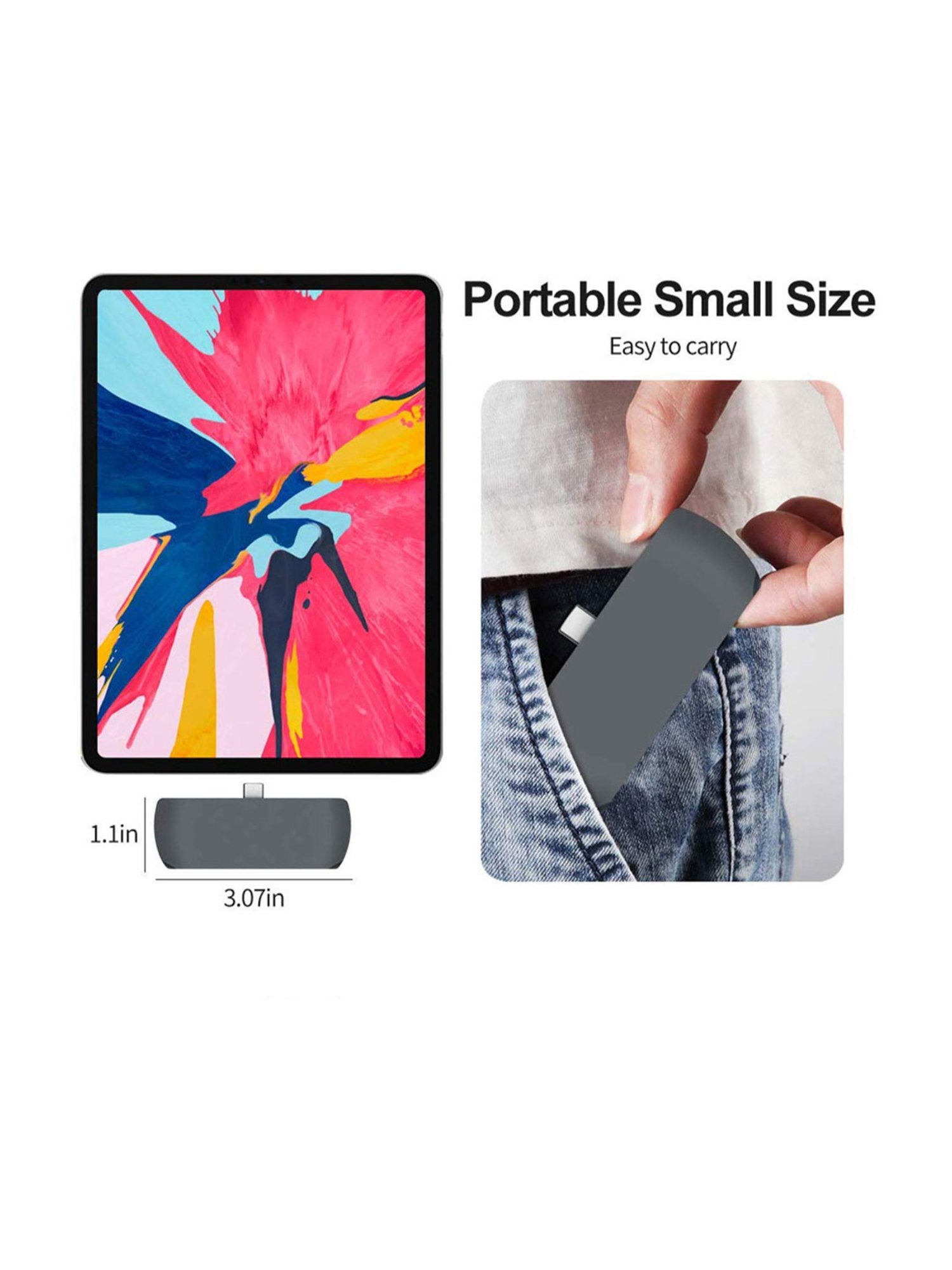 Powerup Stay Charged Aluminum USB Type-C Power Hub Adapter