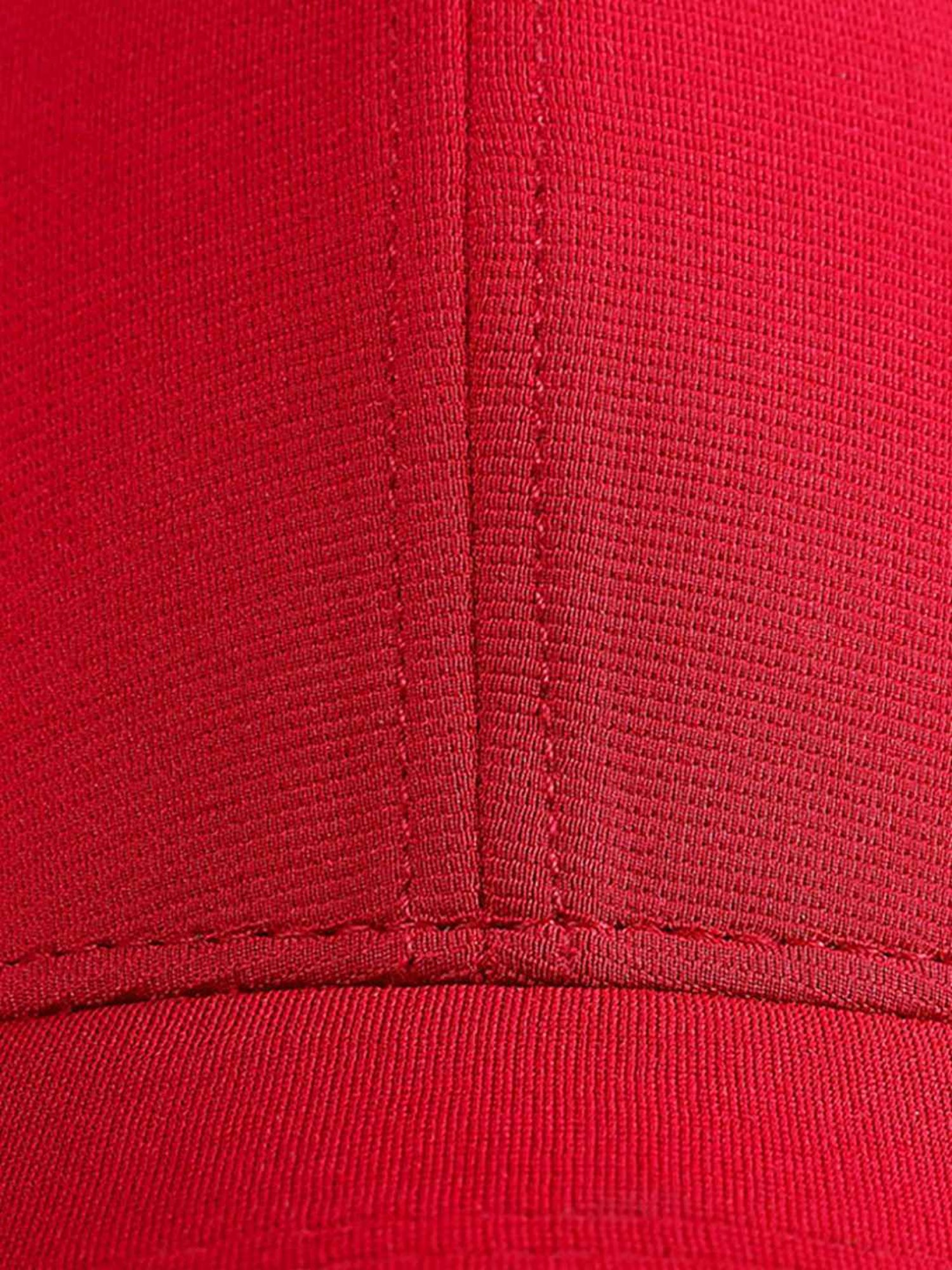 Omtex Unisex Polo Polyester Cap (Ruby Red) Size - Free Size