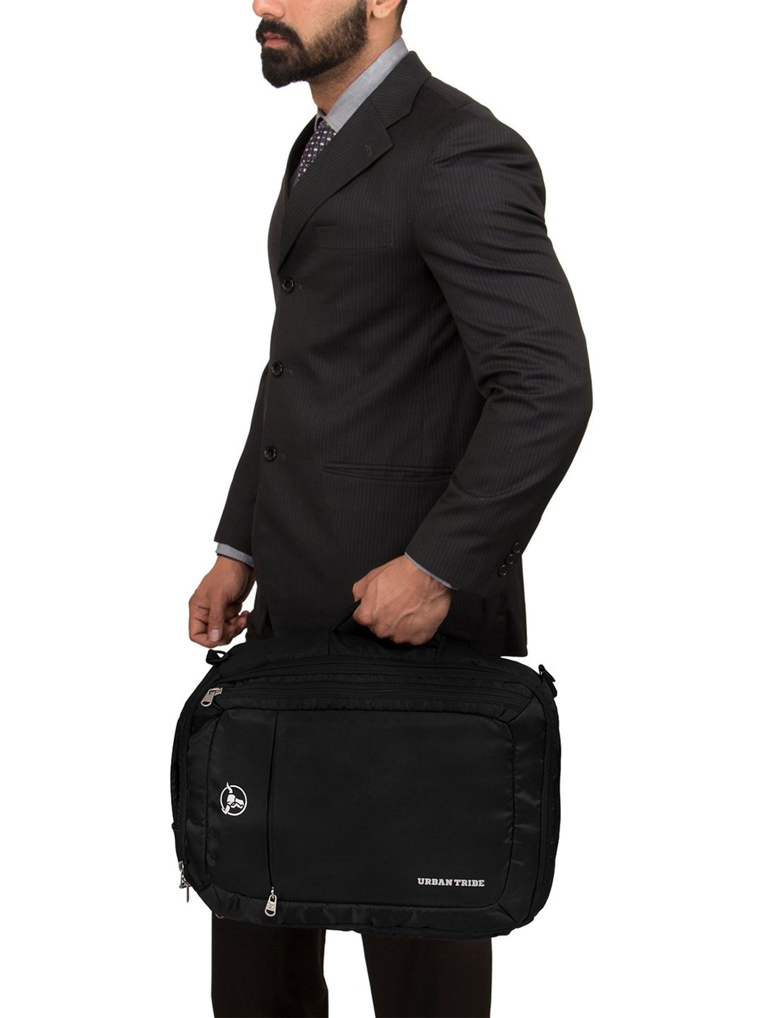 Urban Tribe Grey Medium Laptop Backpack