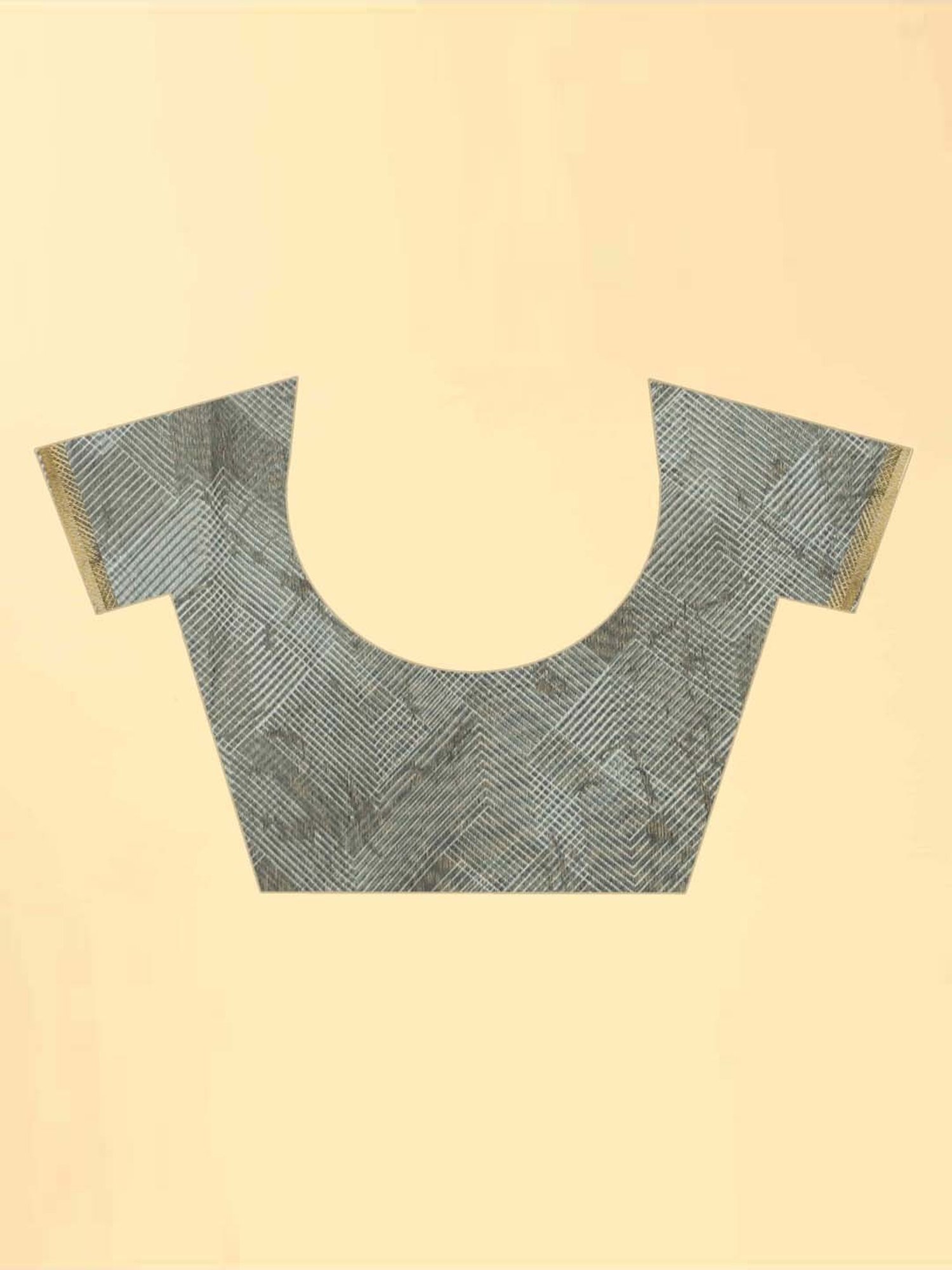 Silk Land White & Black Printed Saree With Unstitched Blouse