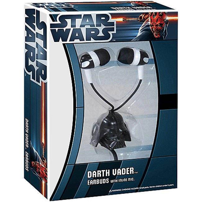 Headphones Star Wars Darth Vader Earbuds with Microphone