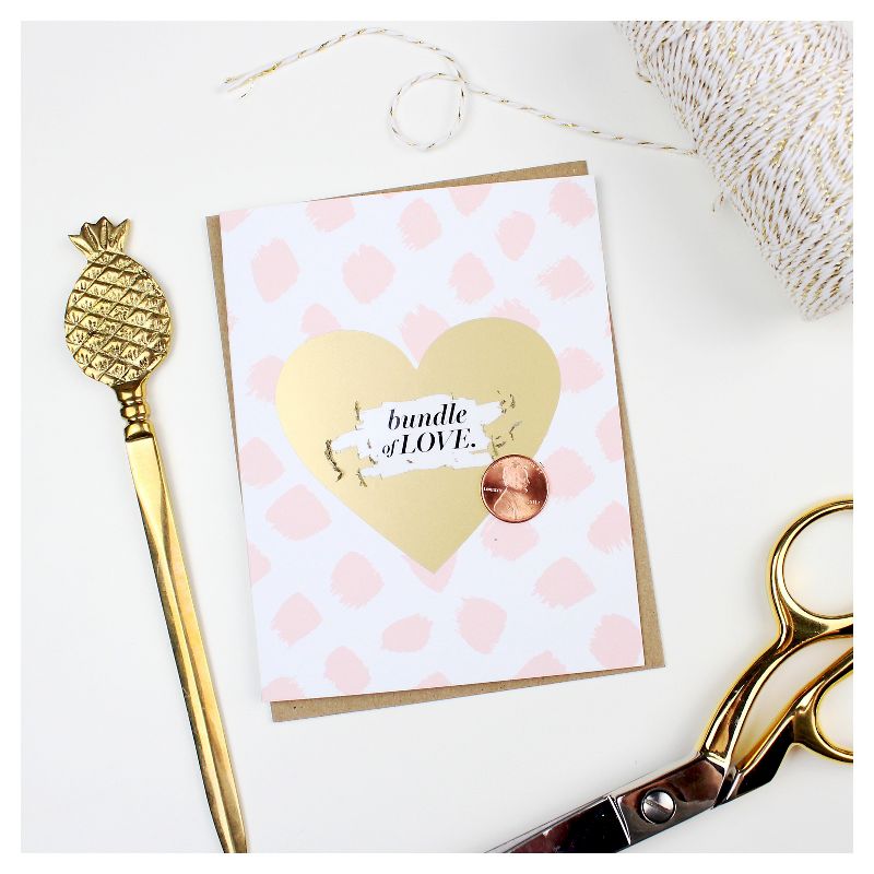 3ct Baby Scratch-off Greeting Cards