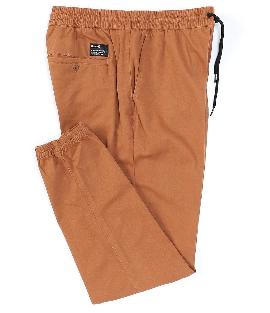 Hurley Drawcord Waist Outsider Icon Straight-Fit Jogger Pants