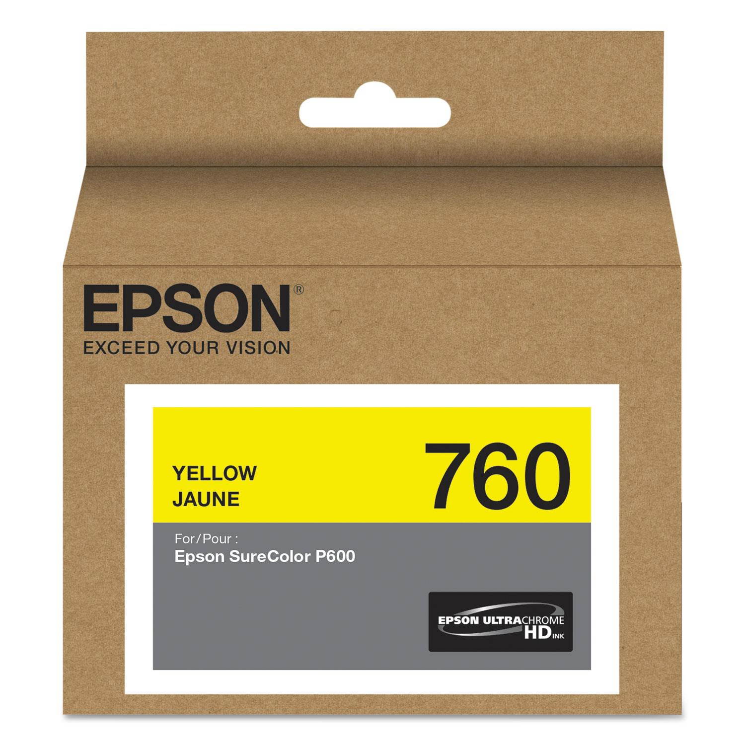 EPSON AMERICA T760420 Ultrachrome HD Photo Yellow